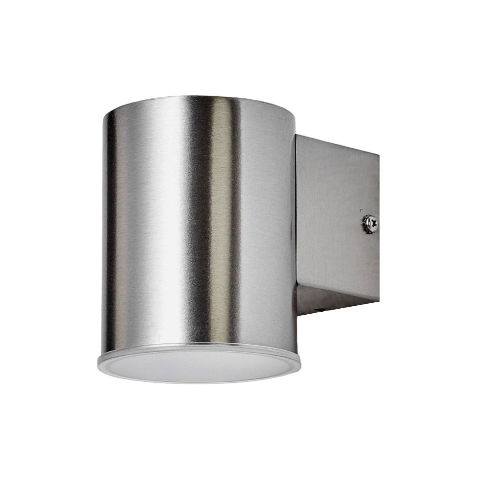 Lindby L Mpara Pared Ext Led Redon Morena Acero Inox L Mparas De