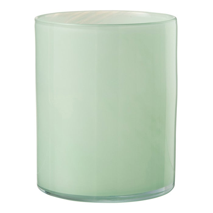 Photophore Design En Verre Jade Cm Vert Clair Leroy Merlin