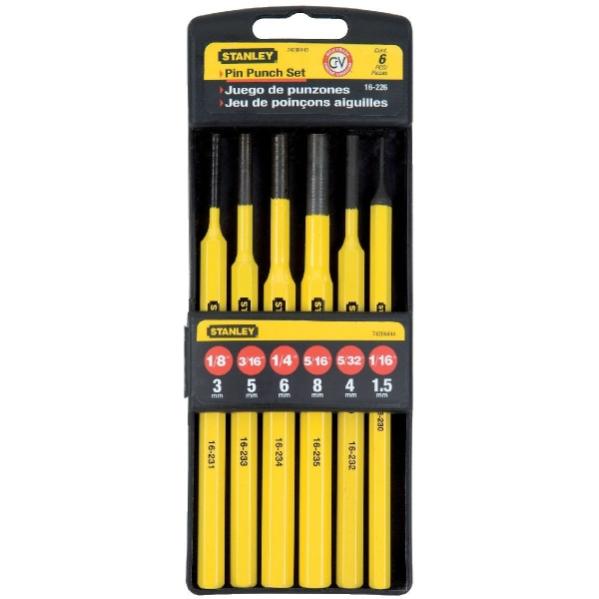 Jeu De 6 Chasse Goupilles Stanley Leroy Merlin