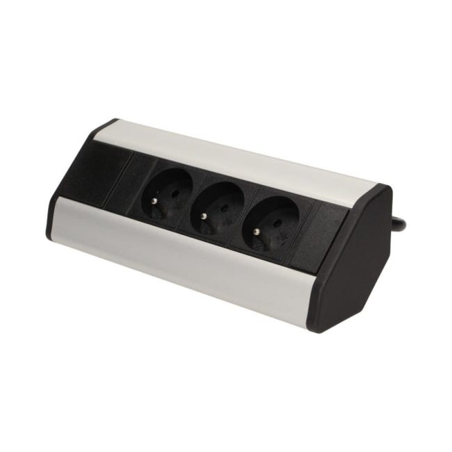 Bloc Prise De Bureau Avec 3 Prises 230v Et Cable 1 8 M Orno Leroy Merlin Bloc Prise De Bureau Avec 3 Prises 230v Et Cable 1 8 M Orno Leroy Merlin