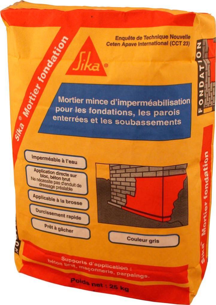 Mortier D Impermeabilisation Sika 25 Kg Leroy Merlin
