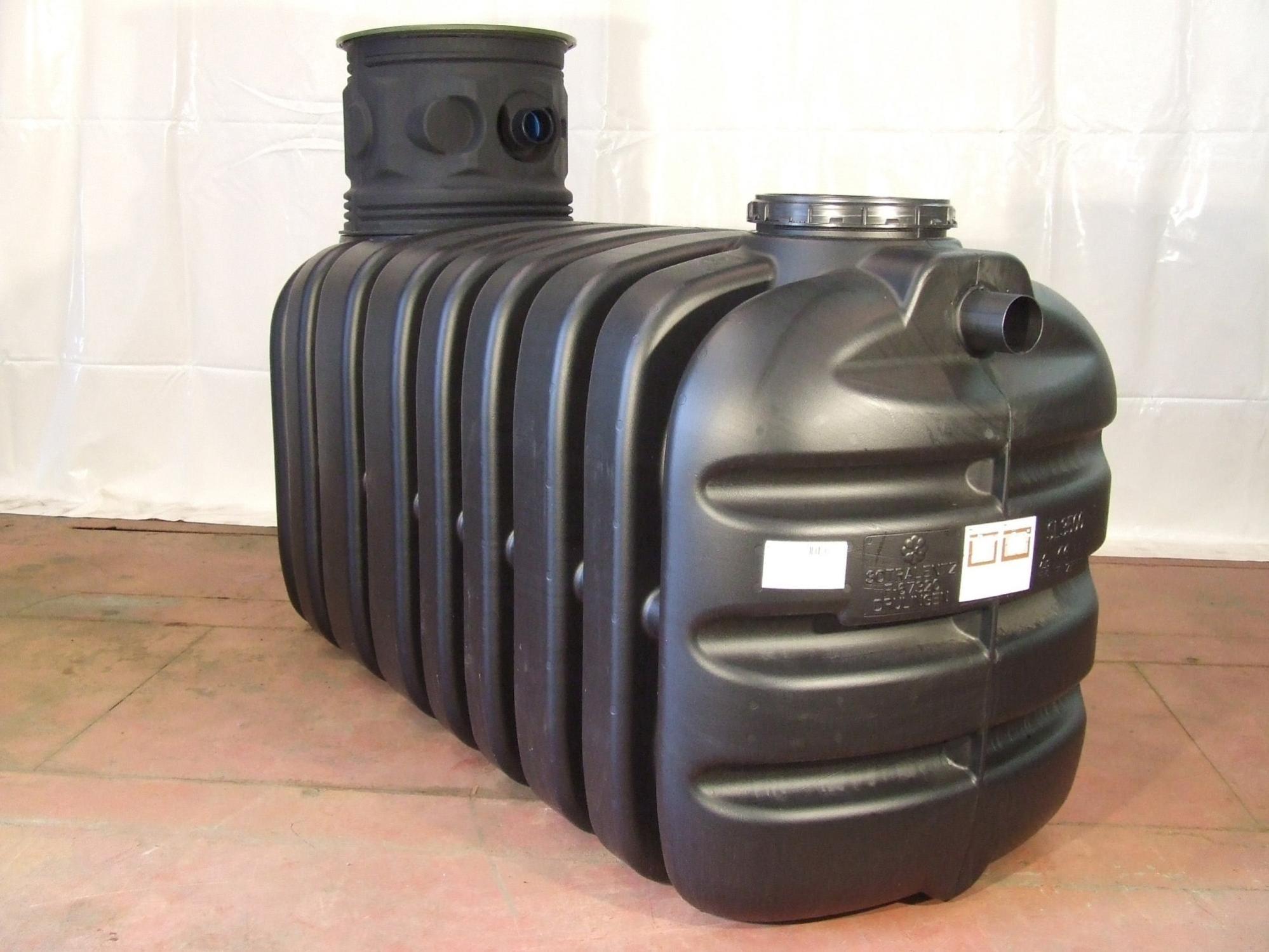 Cuve Recuperation Eau De Pluie Enterree 3500l Noire Sotralentz Leroy Merlin