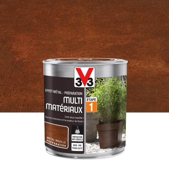 Preparation Effet Metal Exterieur Decolab V33 Metal Rouille 0 5 L Leroy Merlin Preparation Effet Metal Exterieur Decolab V33 Metal Rouille 0 5 L Leroy Merlin