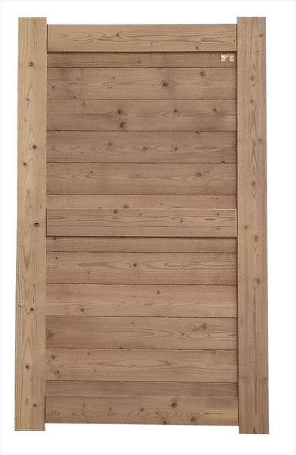 portillon battant zaragoza l 100 x h 175 cm naturel leroy merlin