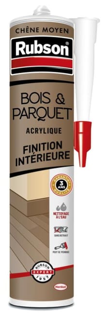 mastic d etancheite boiserie parquet et plinthe rubson 280 ml chene moyen leroy merlin