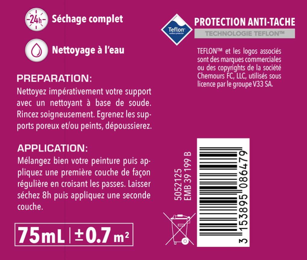 Testeur Peinture Cuisine Meuble Et Credence Decolab V33 Galet Satine 0 075 L Leroy Merlin