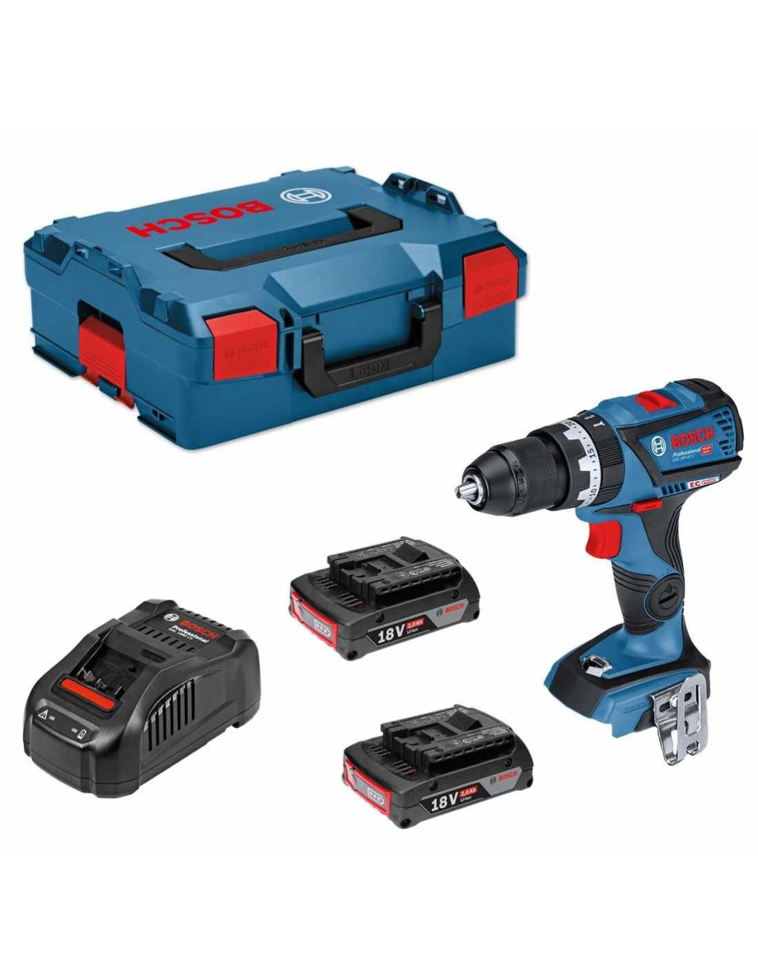 Perceuse Visseuse Bosch Gsr 18v 60 C 2 X 2 0 Ah Gal1880cv L Boxx 136 Leroy Merlin