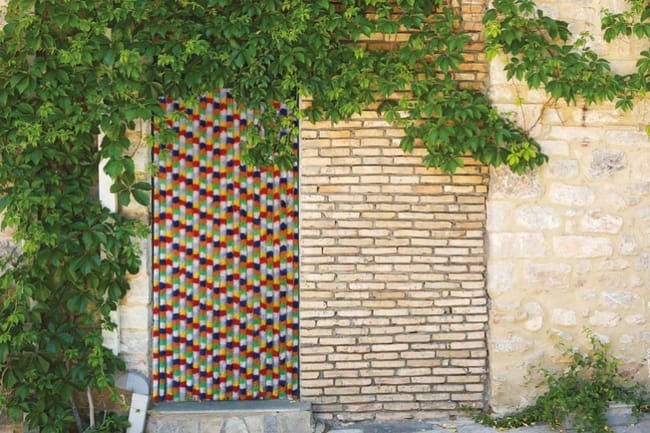 rideau de porte l 90 x h 220 cm multicouleur katmandou c 118 leroy merlin