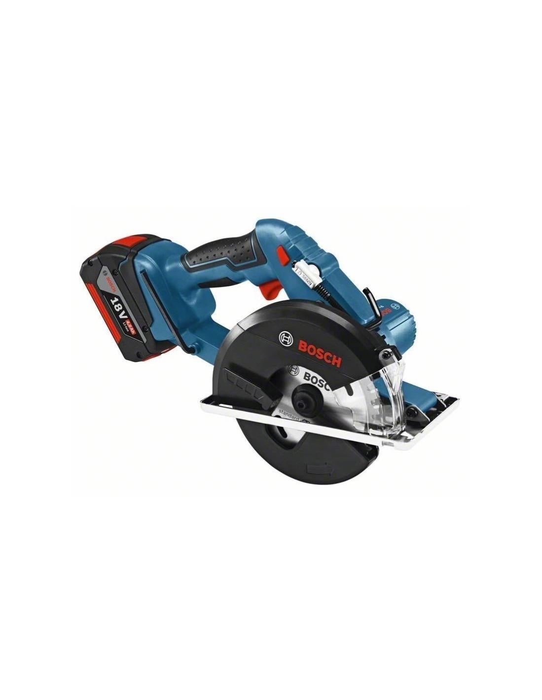 Scie Circulaire Sans Fil Gkm 18 V Li 2 Batteries 5 0 Ah L Boxx Bosch Leroy Merlin