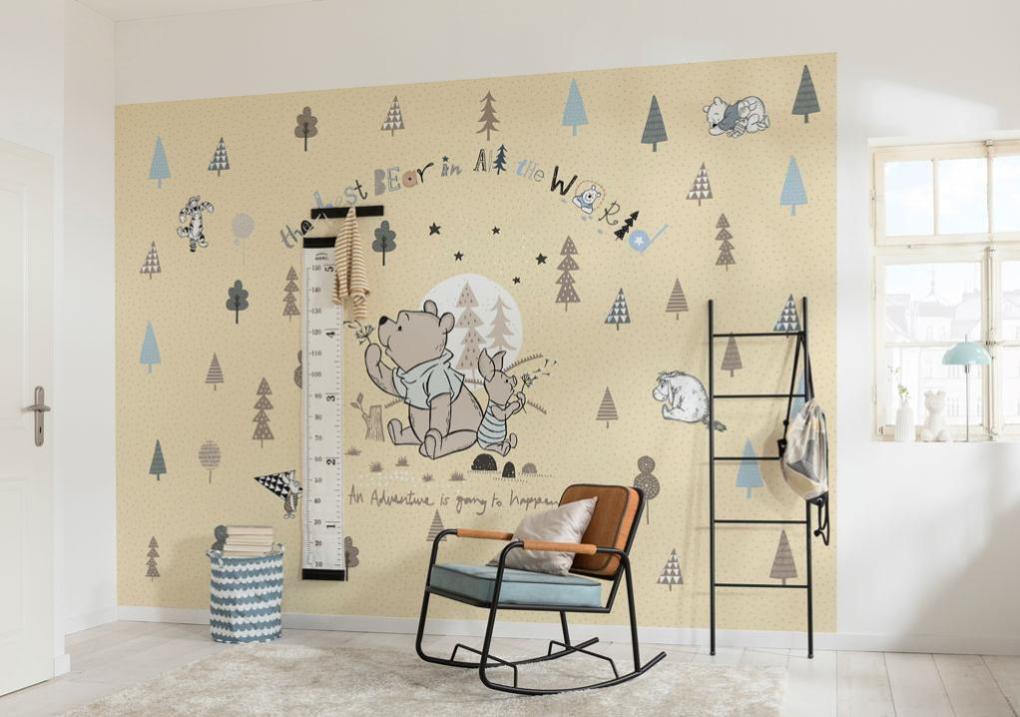 Papier Peint Panoramique Winnie Pooh Best Bear Beige Komar L 368 X H 254 Cm Leroy Merlin
