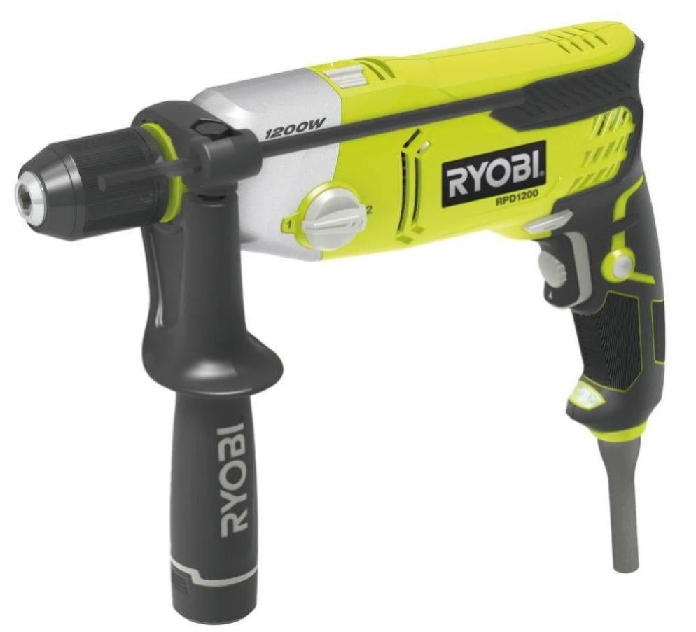 Perceuse A Percussion Filaire Ryobi Rpd1200k 1200 W Leroy Merlin