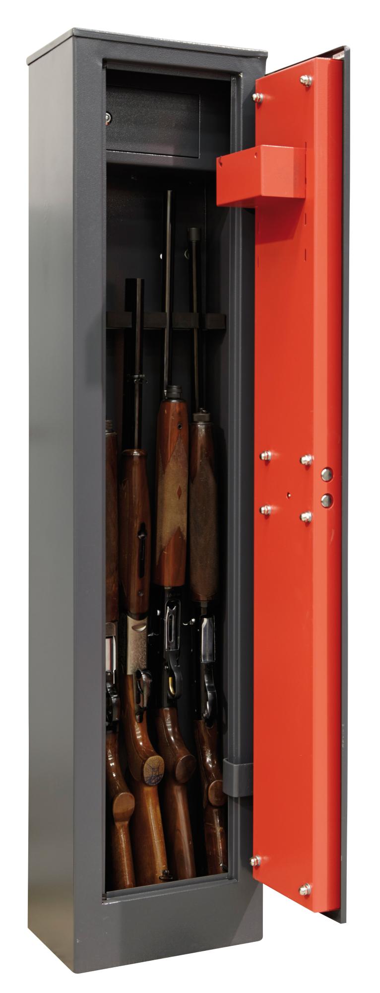 Arregui Domus Arm050335 Armoire A Fusils Avec Coffre Interieur 5 Fusils Serrure A Cle Leroy Merlin