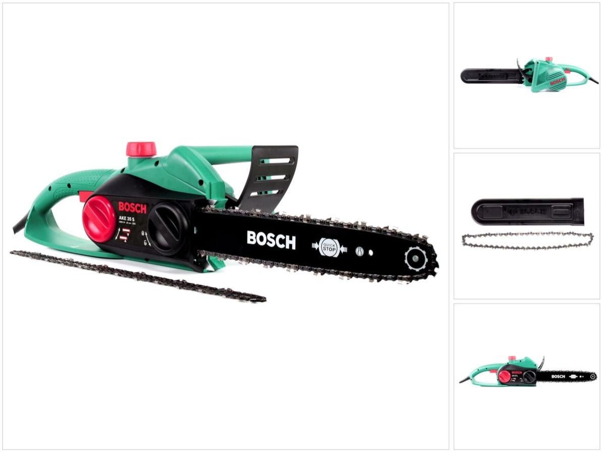 Bosch Ake 35 S Tronconneuse A Chaine 1800 W Sds System 35 Cm 0600834502 2 Chaines Leroy Merlin