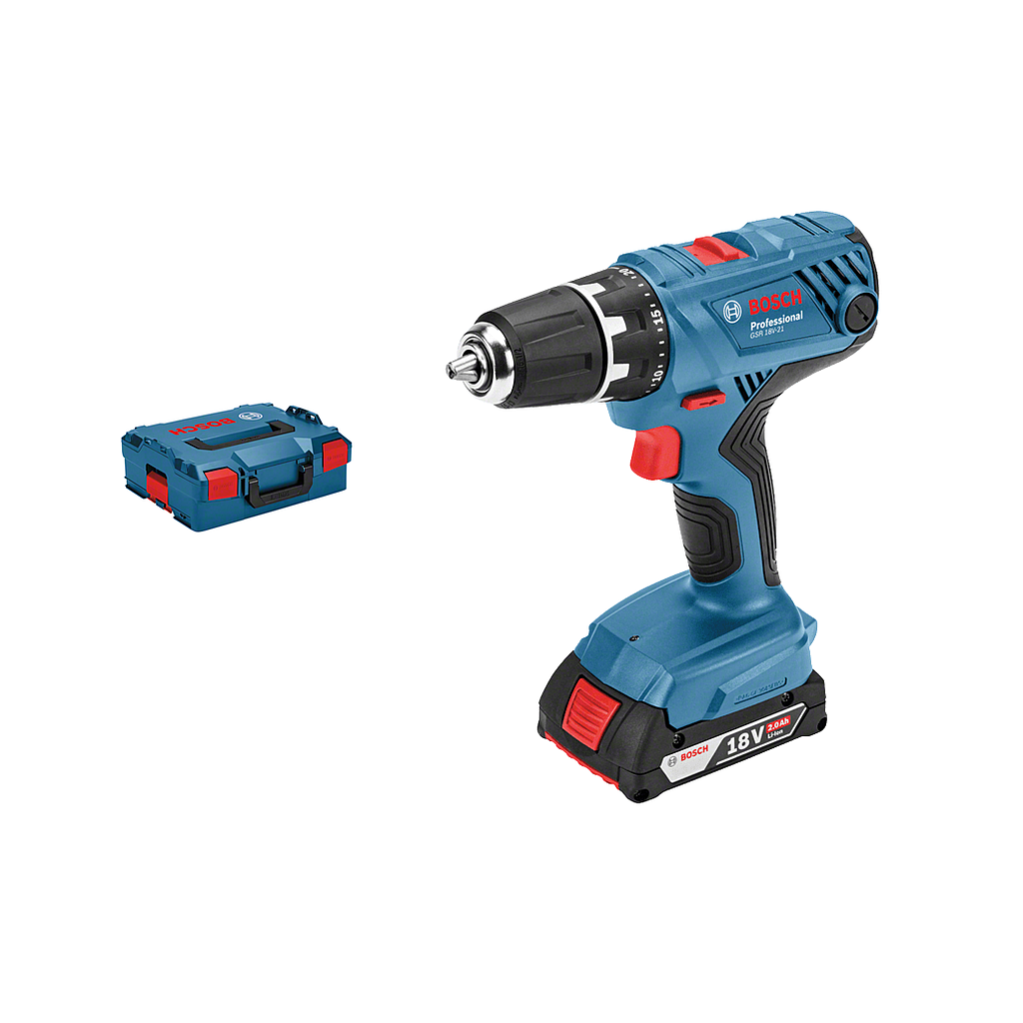Bosch Perceuse Visseuse 18v 2x 2 0ah Li Ion 21 Nm Dans Une L Boxx 136 Gsr 18v 21 Professional Leroy Merlin