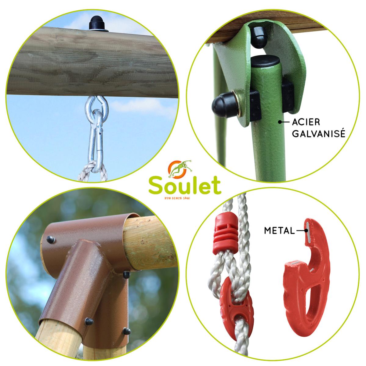 Lot De 2 Sièges Pour Vis à Vis Soulet