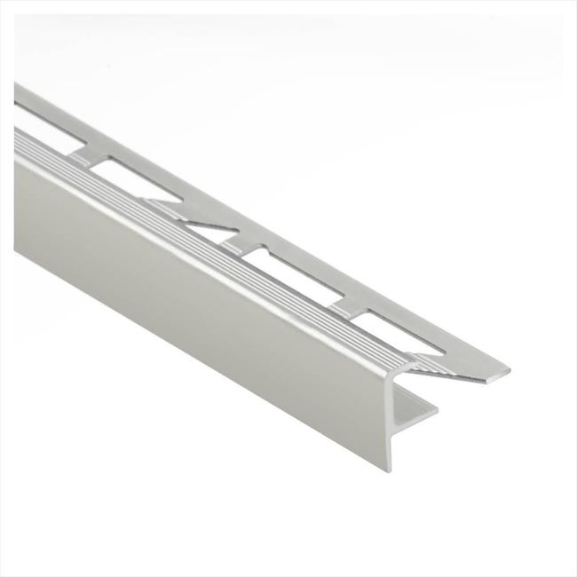 nez de marche decoratif escaliers et sol argent mat alu l 250 cm x ep 10 mm leroy merlin
