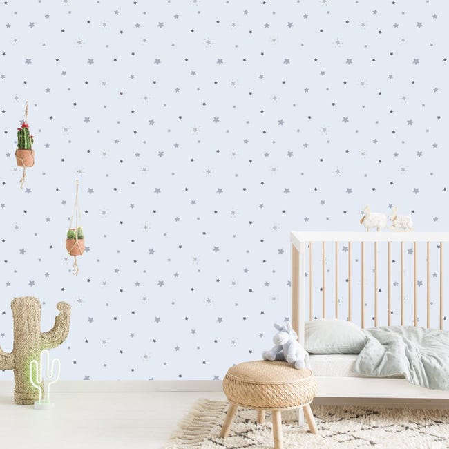Papier Peint Intisse Babyland Etoiles Gris Leroy Merlin Papier Peint Intisse Babyland Etoiles Gris Leroy Merlin
