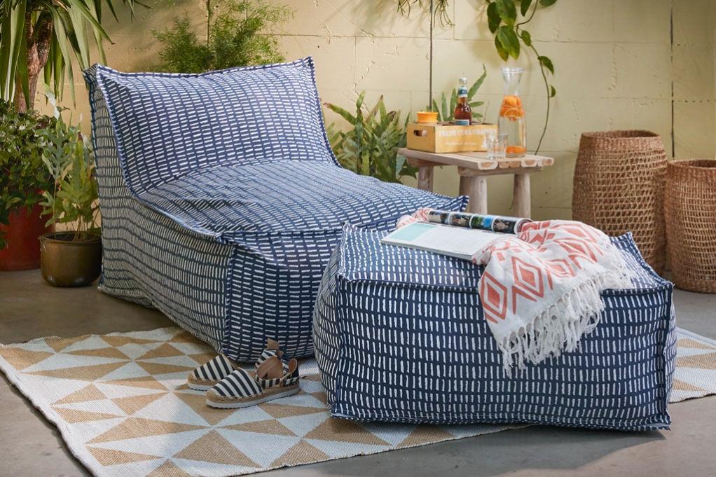 coussin chaise longue