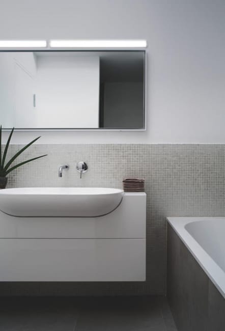 Reglette Square Led Integree 1 X 14 W 60 Cm Blanc Chaud Blanc Froid Leroy Merlin