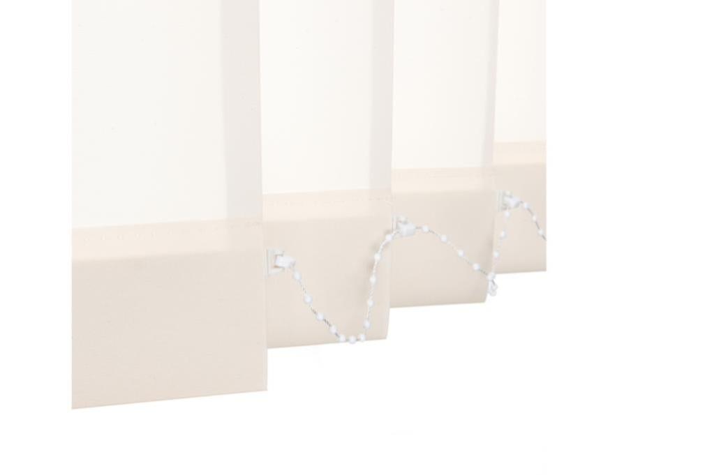 5 lamelles verticales orientables Uni, l.8.9 x H.260 cm, beige Leroy Merlin