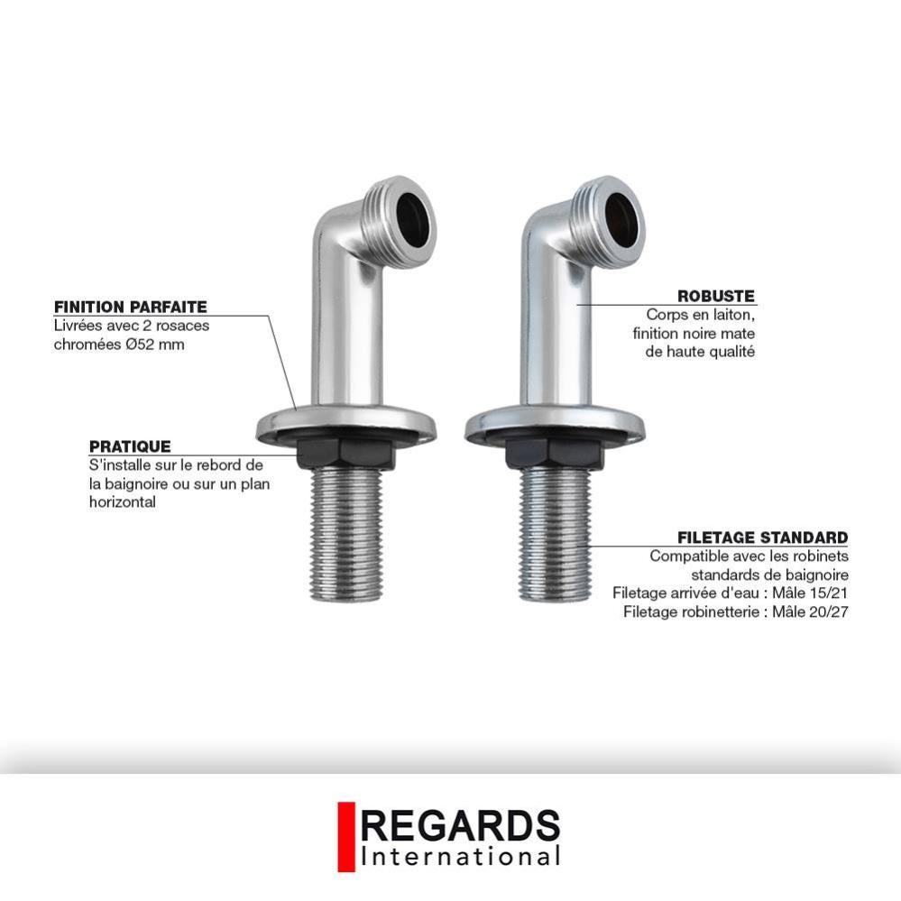 2 Colonnettes Inizio Gris Male Male 15 X 21 20 X 27 Mm Regards International Leroy Merlin