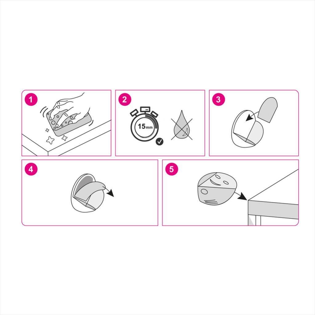 Lot De 4 Protections D Angle Transparent Standers Leroy Merlin