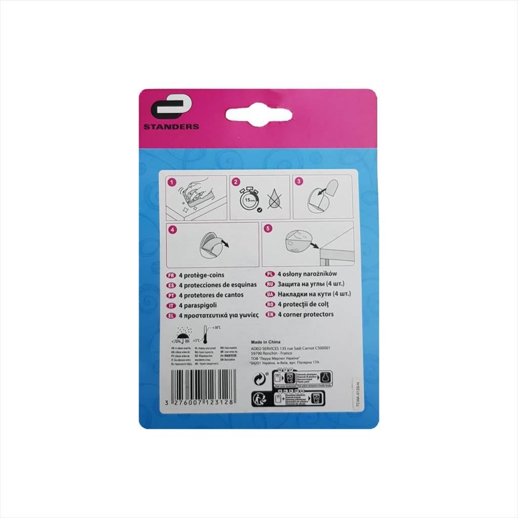 Lot De 4 Protections D Angle Transparent Standers Leroy Merlin