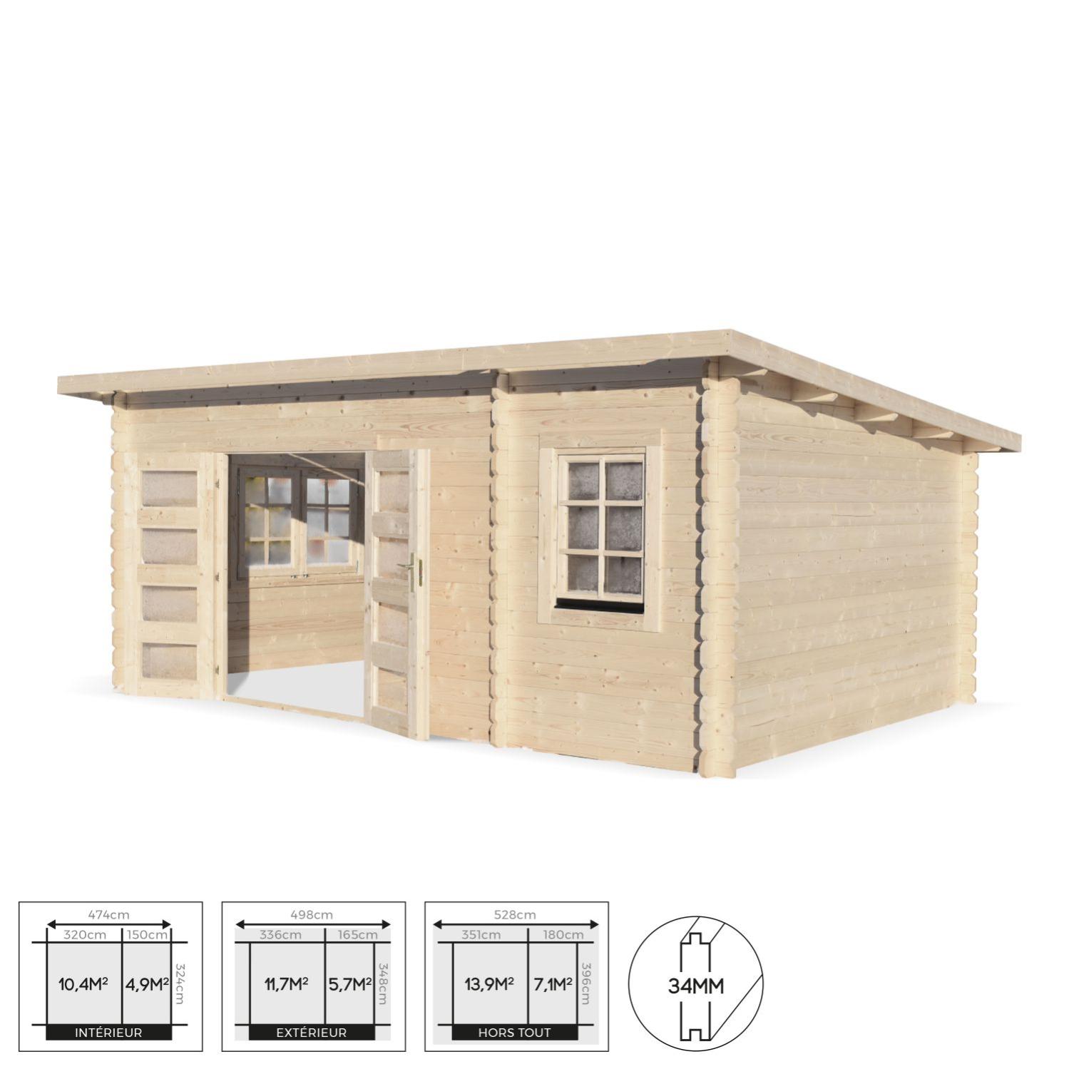 Lame Emboitable Pour Abris De Jardin 34mm
