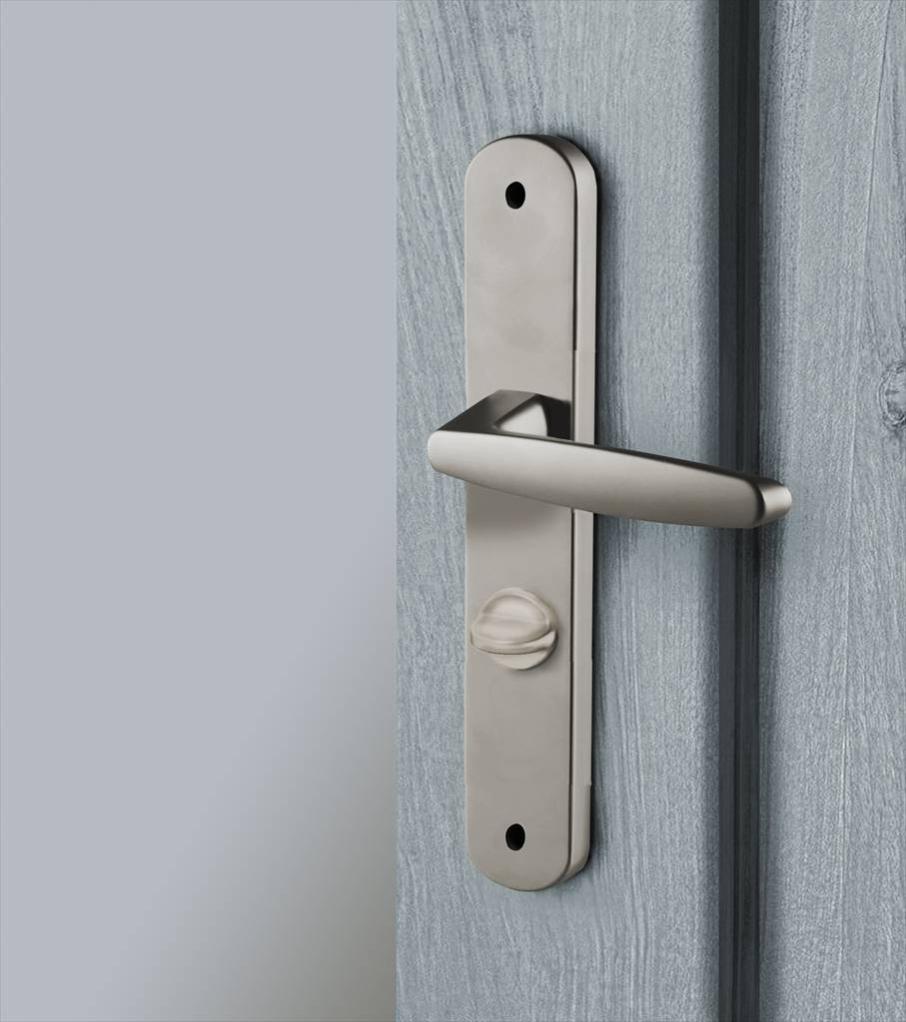 Poignée De Porte Ronde Avec Serrure Intégrée Castorama