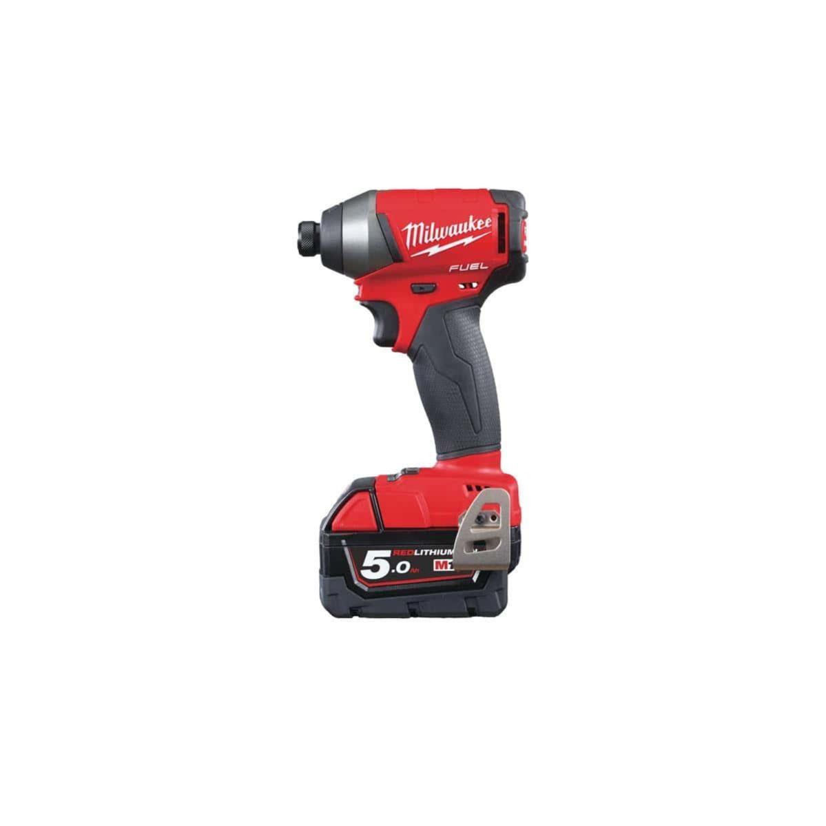 Visseuse A Choc Compacte Milwaukee Fuel M18 Fid 502x 2 Batteries 18v 5 0ah 1 Chargeur Rapide M12 18fc 4933451066 Leroy Merlin