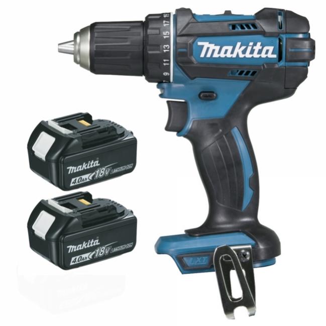 Perceuse Visseuse 18v Li Ion 4 0ah Ddf482rmj 2 Batteries Makita Leroy Merlin