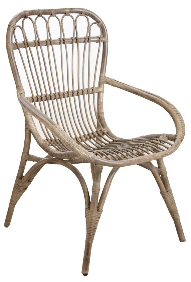 Fauteuil En Rotin Gris Maeva Aubry Gaspard Leroy Merlin