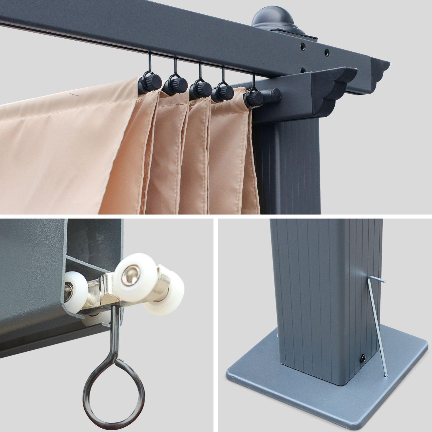 Toile Coulissante Sur Rail Pour Pergola Leroy Merlin