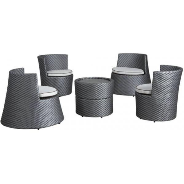 Salon Empilable Totem 5 Elements En Resine Aubry Gaspard Leroy