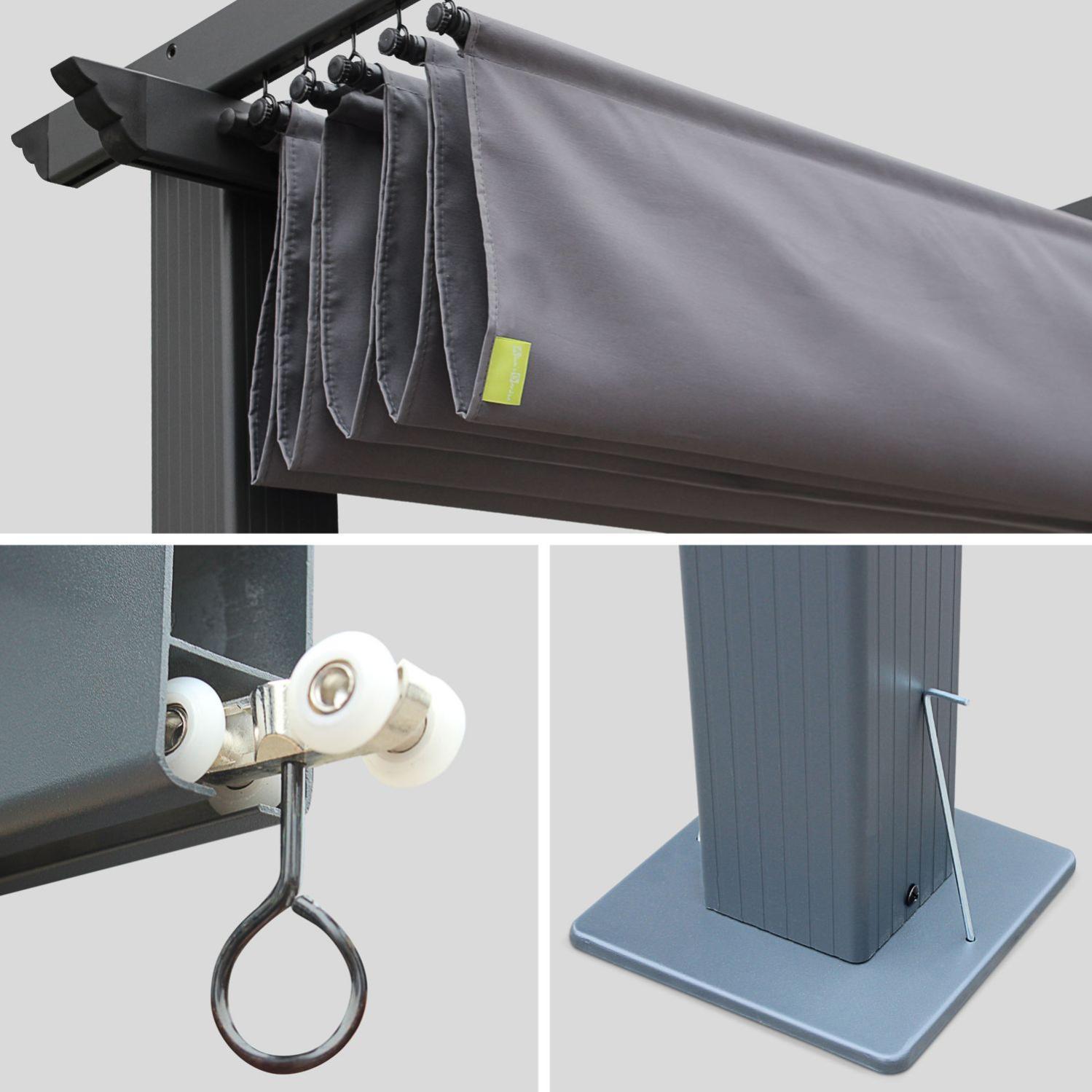 Toile Coulissante Sur Rail Pour Pergola Leroy Merlin