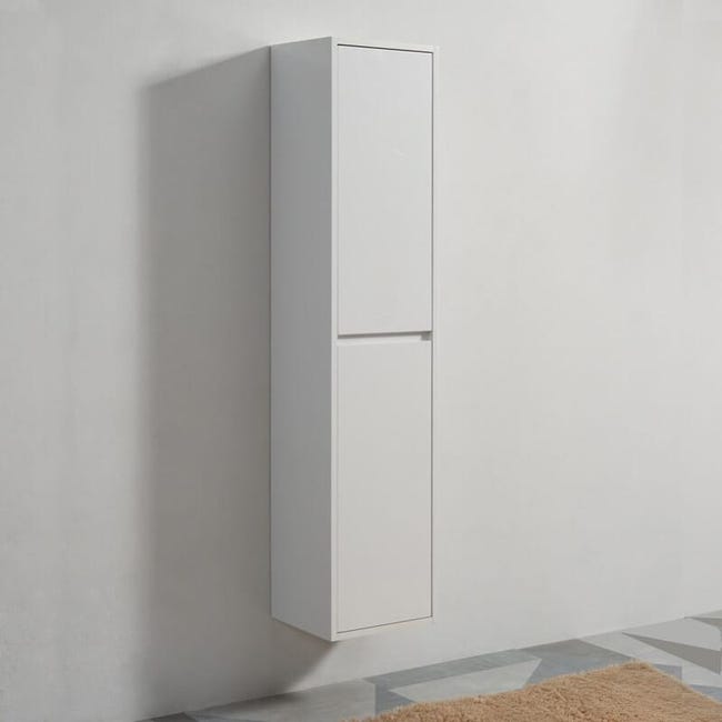 Colonne De Salle De Bain 2 Portes Blanc 160x35x30 Cm City Leroy Merlin Colonne De Salle De Bain 2 Portes Blanc 160x35x30 Cm City Leroy Merlin
