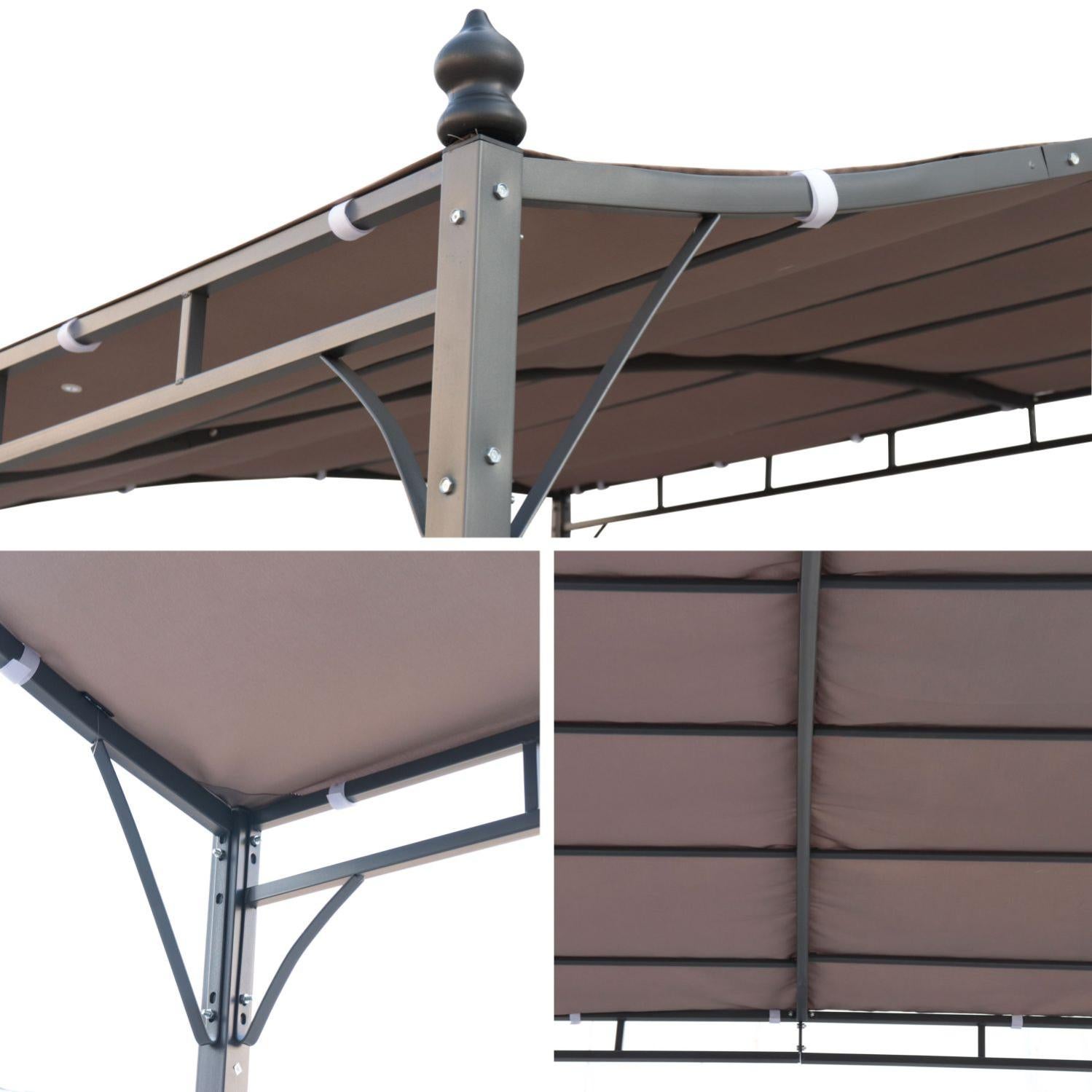 Toile Coulissante Sur Rail Pour Pergola Leroy Merlin