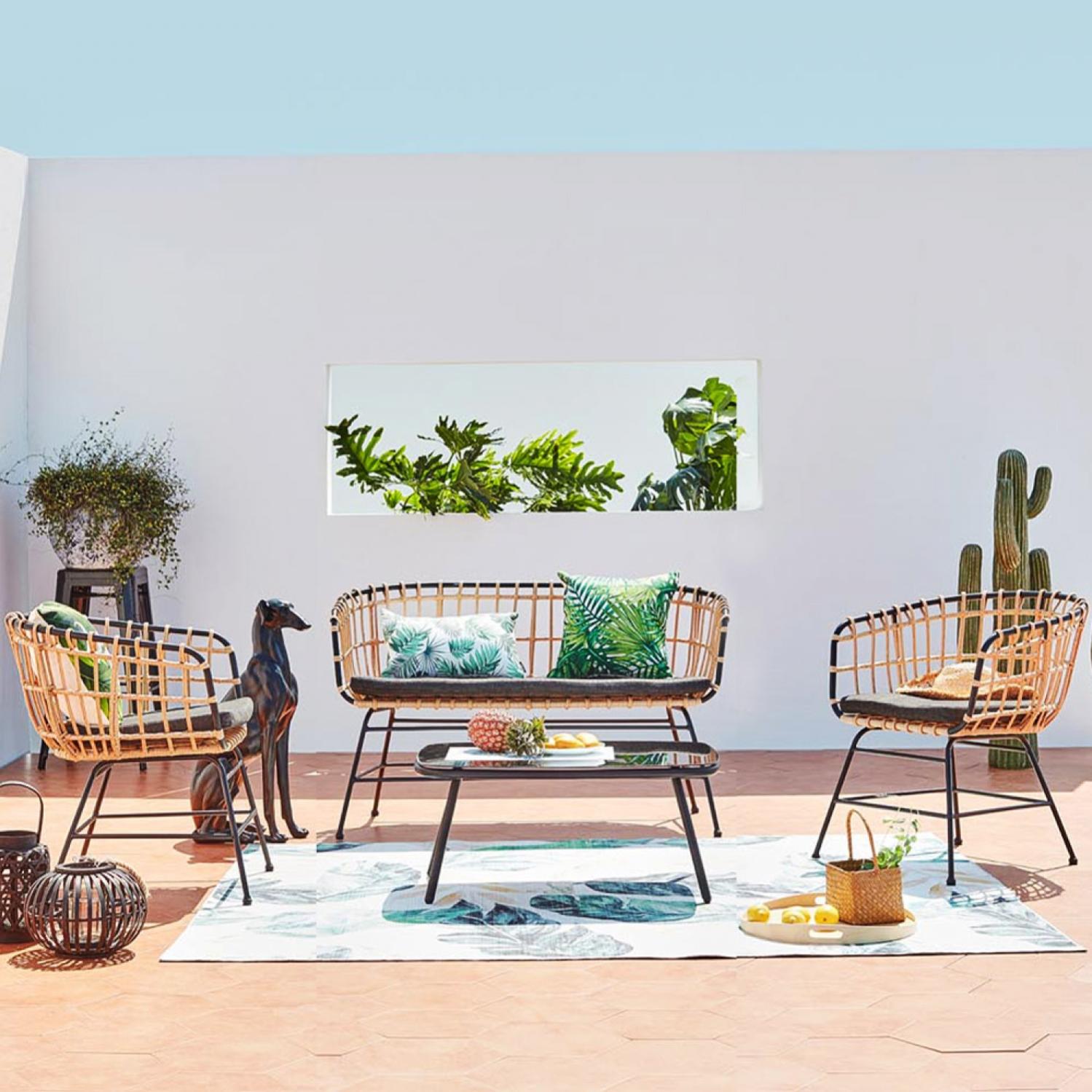 Salon De Jardin Acier