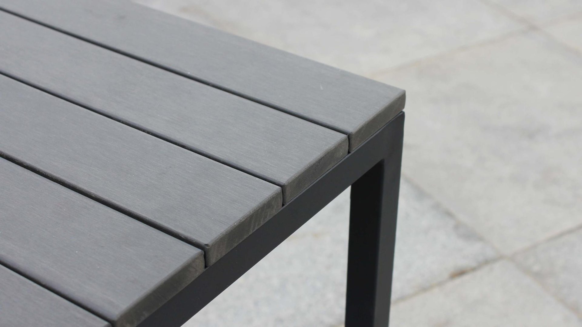 Table Haute De Jardin 4 Places Aluminium Et Polywood | Leroy Merlin