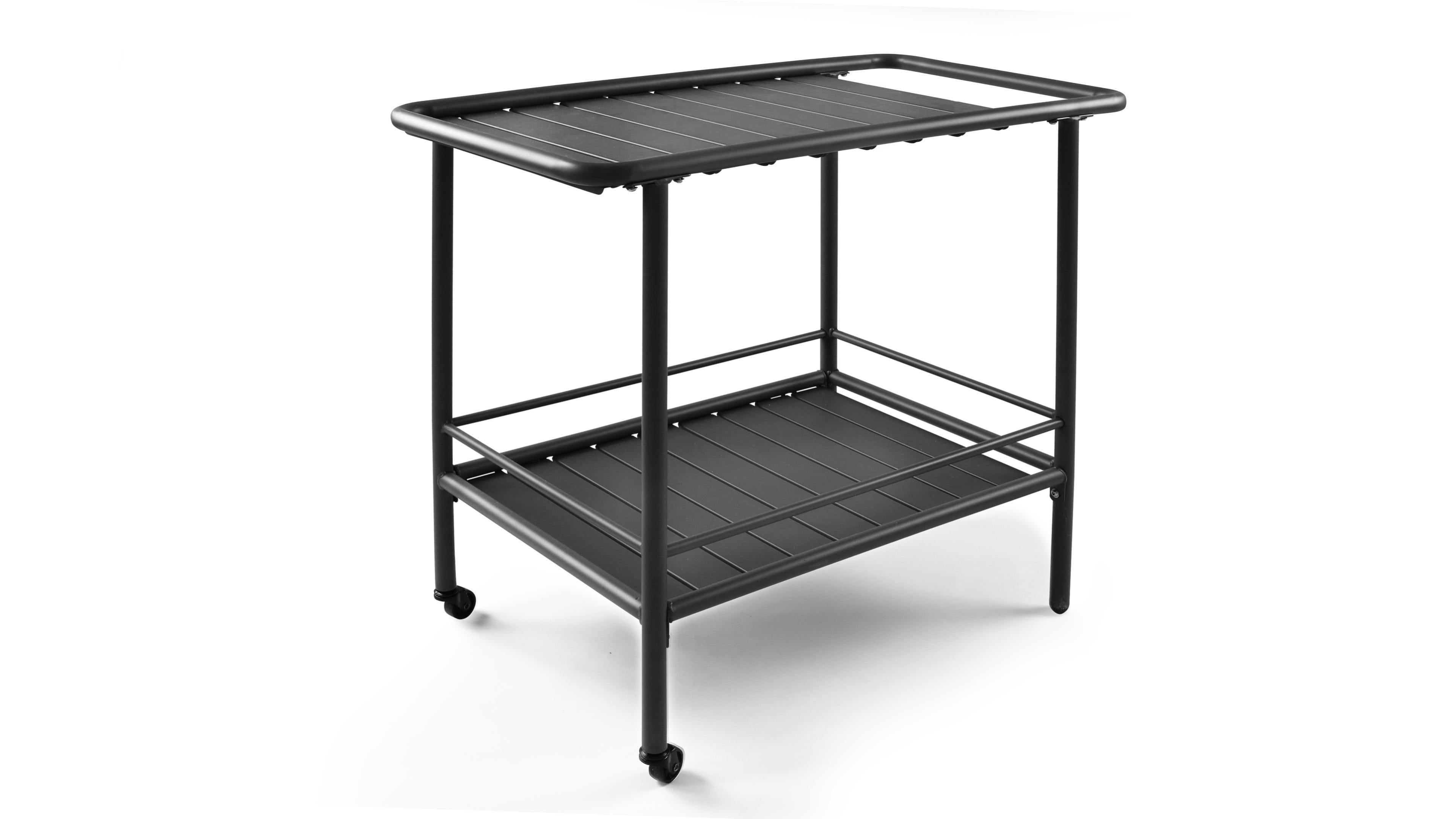 Desserte De Jardin A Roulette En Acier Thermolque Palavas Leroy Merlin