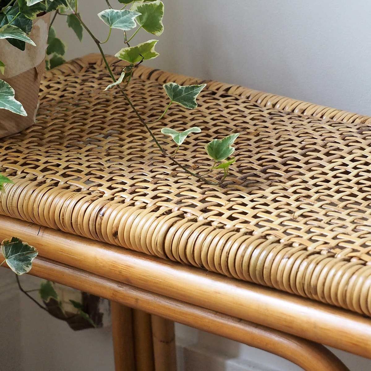 Banc Bout De Lit En Rotin Naturel Tress Casatera Leroy Merlin