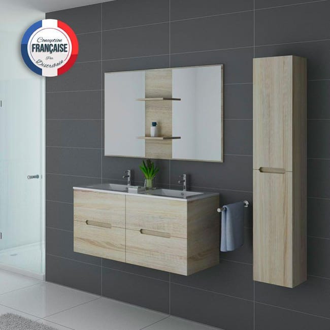 Meuble De Salle De Bain Milazzo Scandinave Leroy Merlin