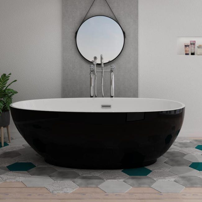 Baignoire Ilot Sangro Black Leroy Merlin Baignoire Ilot Sangro Black Leroy Merlin