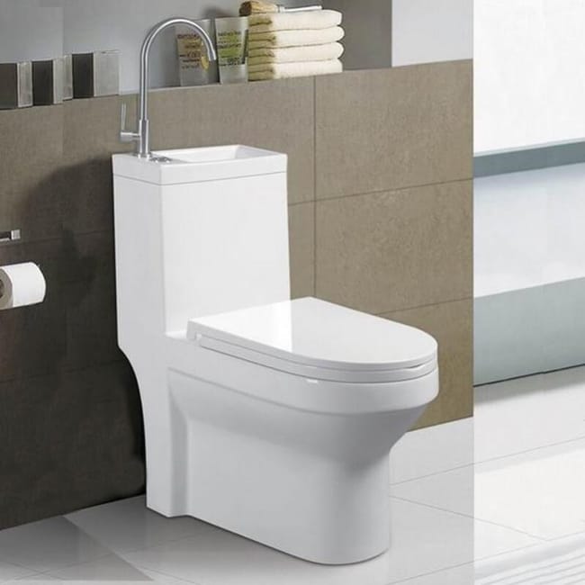 Wc A Poser Monobloc Avec Lave Main Integre Ceramique Blanc 39x68 Cm Creativ Leroy Merlin Wc A Poser Monobloc Avec Lave Main Integre Ceramique Blanc 39x68 Cm Creativ Leroy Merlin