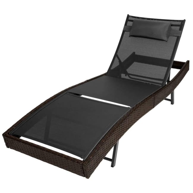 Transat Bain De Soleil Lit De Jardin Chaise Longue Rotin Luxe Marron Leroy Merlin Transat Bain De Soleil Lit De Jardin Chaise Longue Rotin Luxe Marron Leroy Merlin
