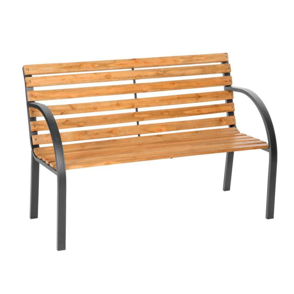 Banc De Jardin Bois Meuble 120 Cm 2208149 Leroy Merlin