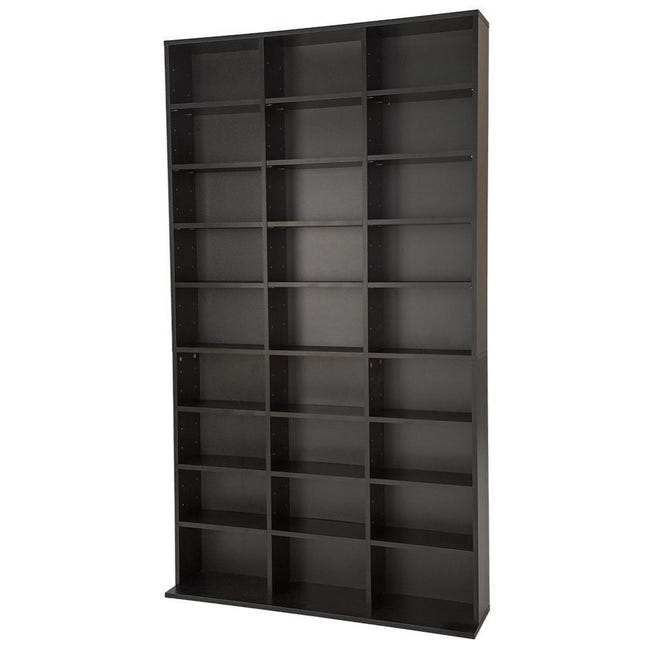 Armoire Etagere Rangement Cd Dvd Meuble De Rangement Pour 1 000 Cds Noir 0508027 Leroy Merlin Armoire Etagere Rangement Cd Dvd Meuble De Rangement Pour 1 000 Cds Noir 0508027 Leroy Merlin