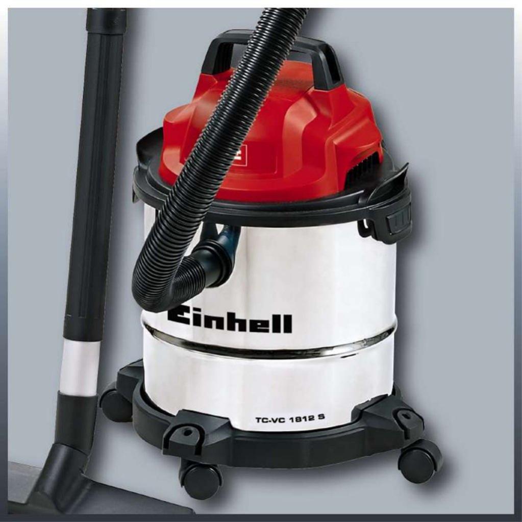 Combien De Watt Pour Un Aspirateur Puissant Aspirateur Humide Et Sec Einhell Tc-vc 1812 S Ménage Électroménager