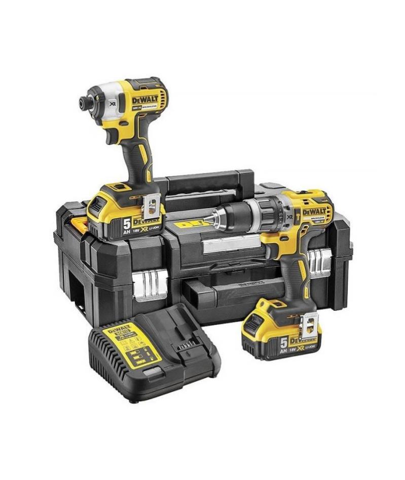 Dewalt Perceuse Visseuse A Percussion Dck266p2t Visseuse A Chocs 2 Batteries 5 Ah Li Ion Coffret Tstak Leroy Merlin