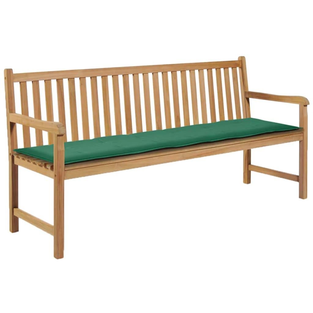 Coussin De Banc De Jardin Vert 180 X 50 X 3 Cm Vidaxl Leroy Merlin